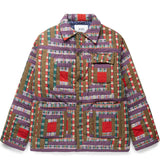 BODE Outerwear PLAID LOG CABIN QUILT JACKET