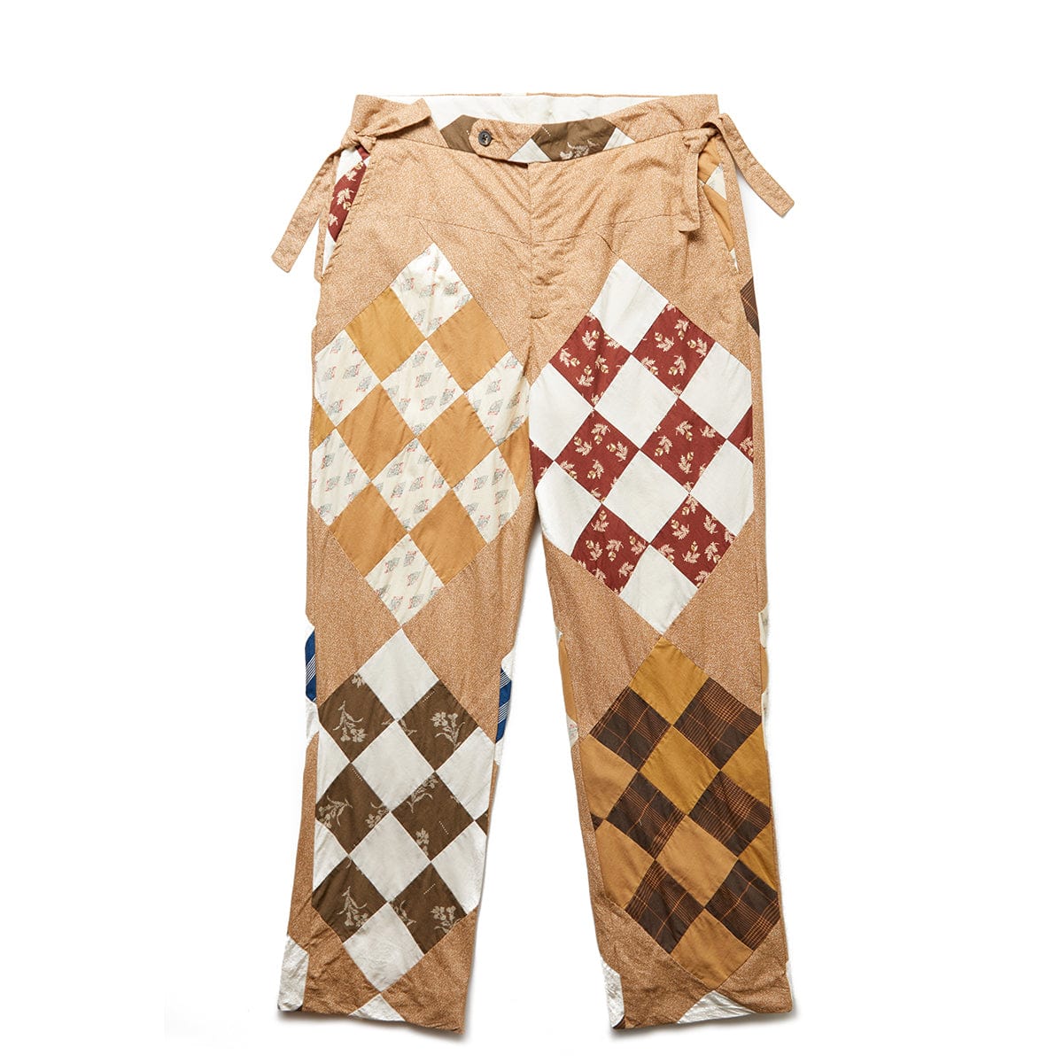 BODE Bottoms PONY CALICO QUILT TROUSERS