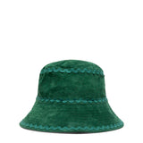 BODE Headwear GREEN / O/S SUEDE RICKRACK HAT