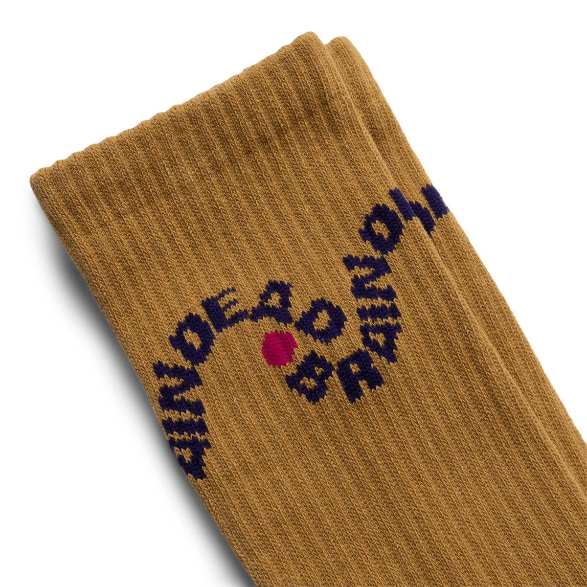 Brain Dead Socks BROWN / O/S BD WAVES SOCK