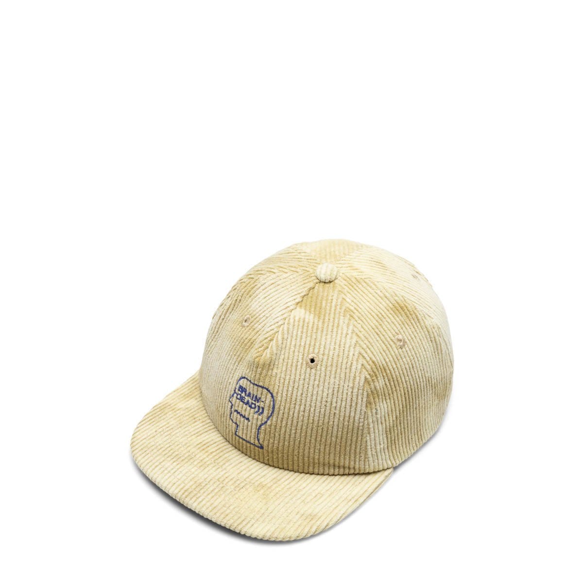 Brain Dead Headwear GOLD / O/S BLEACH CORD LOGO HEAD 5 PANEL CAP