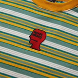 Brain Dead CLASSICS STRIPED BABY TEE GREEN MULTI