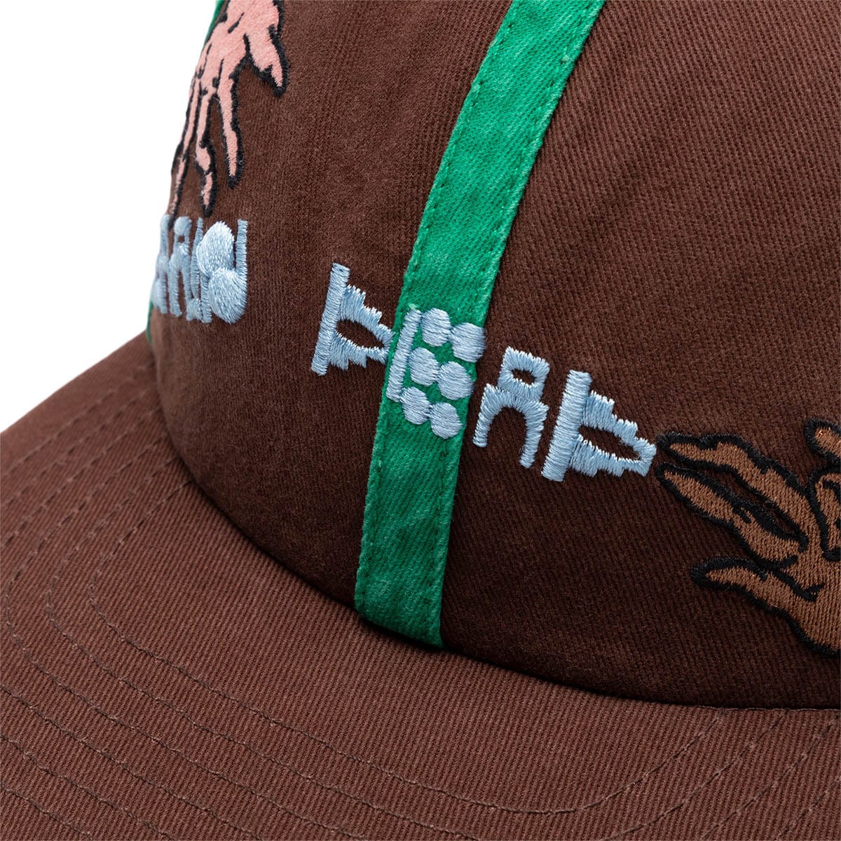 Brain Dead Headwear BROWN / O/S CONNECTION 6 PANEL TWILL CAP