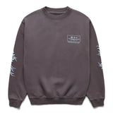 Brain Dead ELECTRONIC ATTACK CREWNECK GRAY