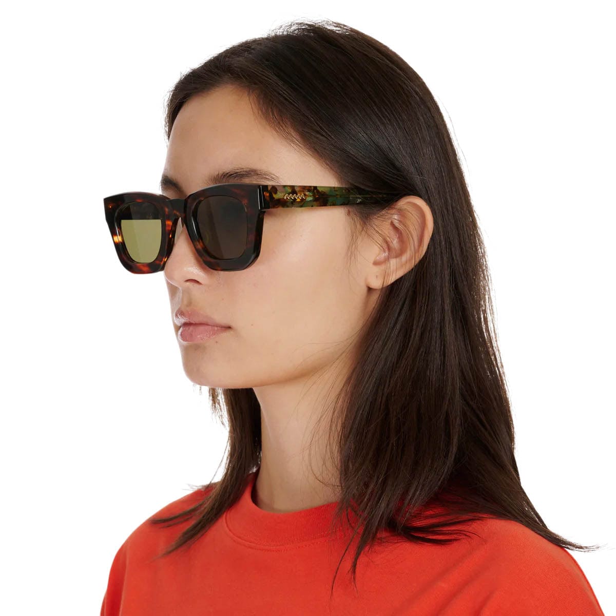 Brain Dead Sunglasses TRIPLE GREEN / O/S ELIA SUNGLASSES