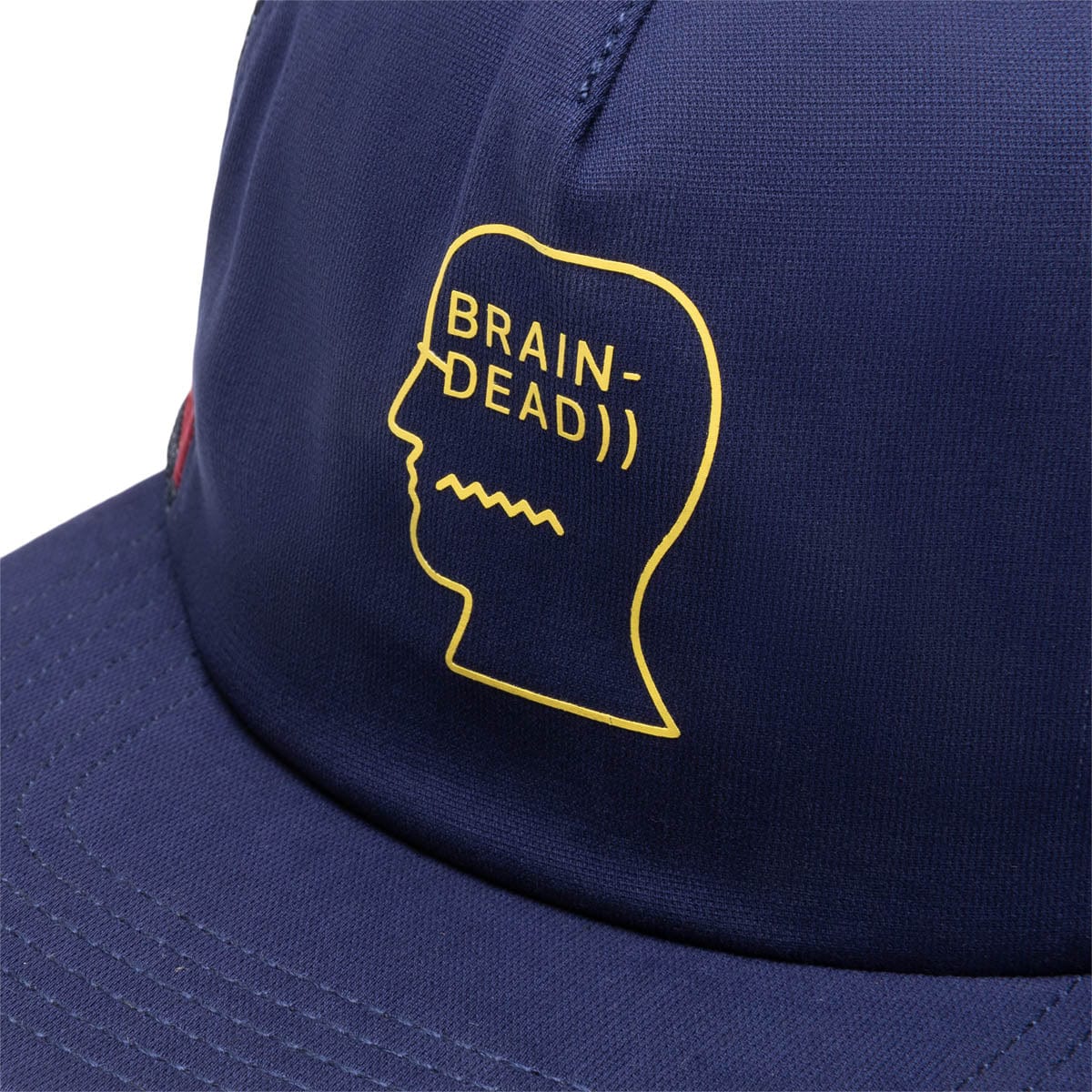 Brain Dead Headwear NAVY / O/S LOGOHEAD 5 PANEL TRUCKER CAP