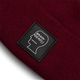 Brain Dead Headwear BURGUNDY / O/S / BDP22H04001918RD05 LOGO HEAD WOOL BEANIE