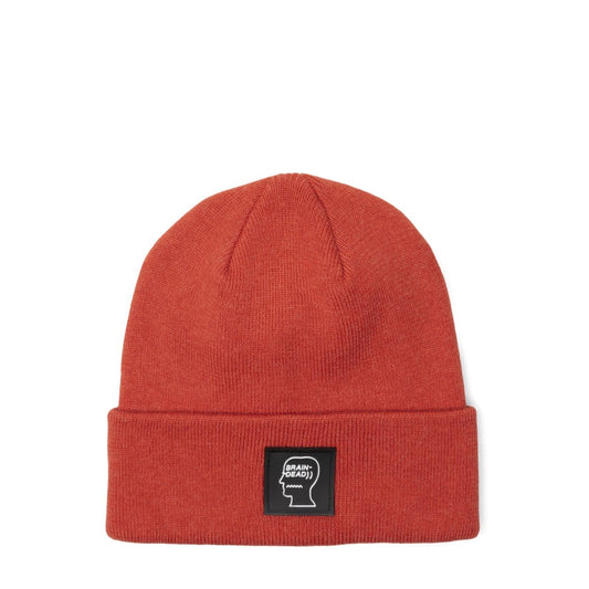 Brain Dead Headwear TERRACOTTA / O/S LOGO HEAD WOOL BEANIE