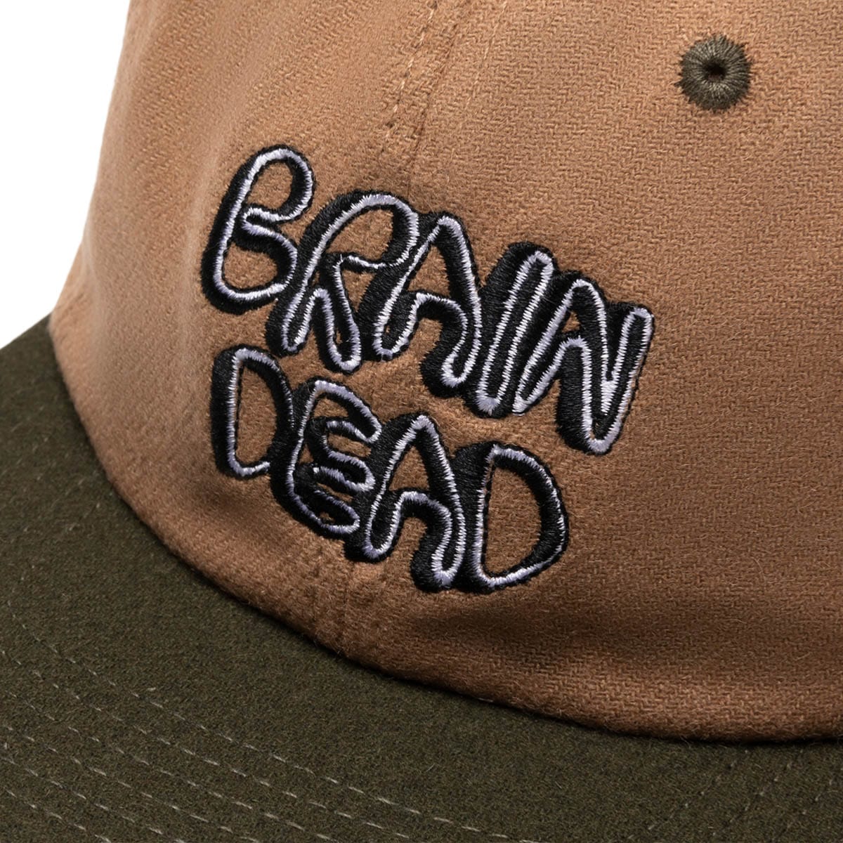 Brain Dead Headwear NUTMEG / O/S PLATO WOOL 6 PANEL CAP
