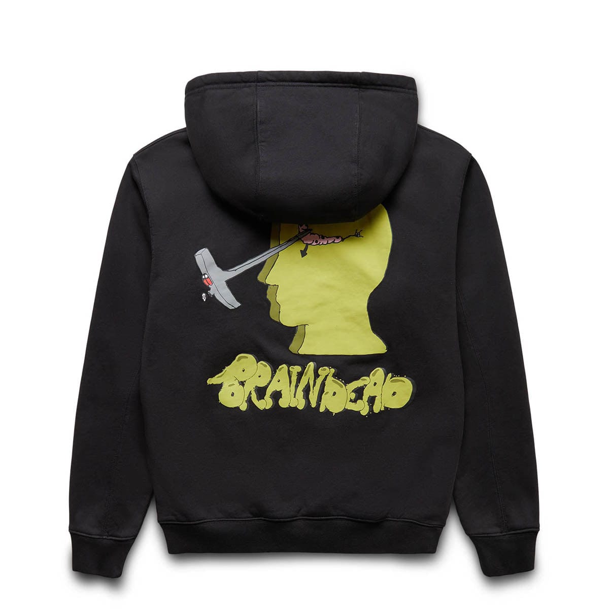 Brain Dead Hoodies & Sweatshirts STONED HEAD ZIP HOODED SWEATSHIRT