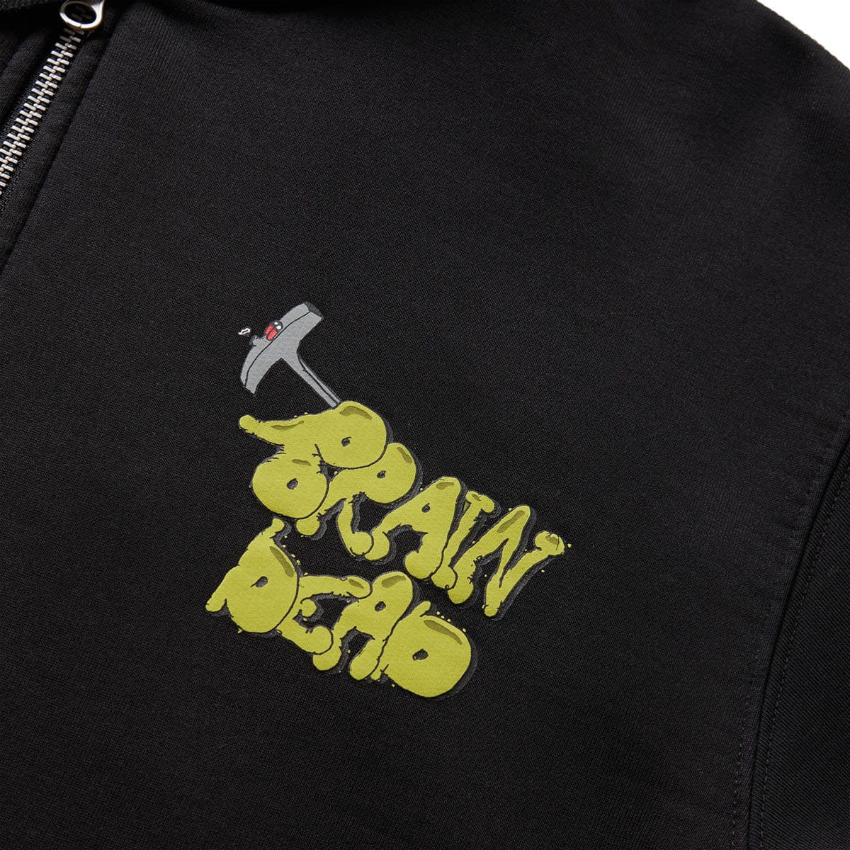 Brain Dead Hoodies & Sweatshirts STONED HEAD ZIP HOODED SWEATSHIRT