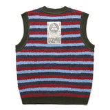 Brain Dead Knitwear TEDDY FUR STRIPED VEST