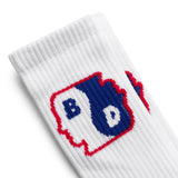 Brain Dead Socks WHITE / O/S YIN YANG SOCK