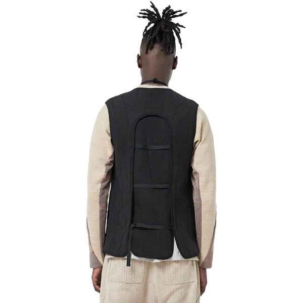 3D KNIT OPEN BACK VEST | Bodega