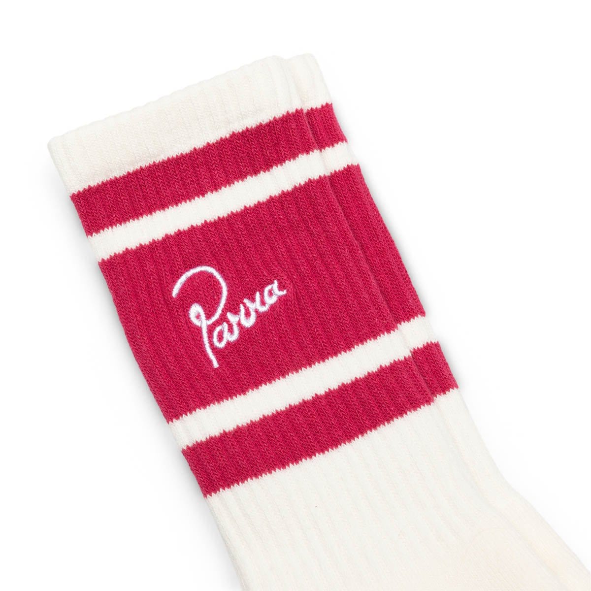 By Parra Socks PINK / O/S 2 TONE CREW SOCKS