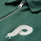 By Parra Outerwear BIRDFACE FRONT P HALF ZIP POLO SWEATSHIRT