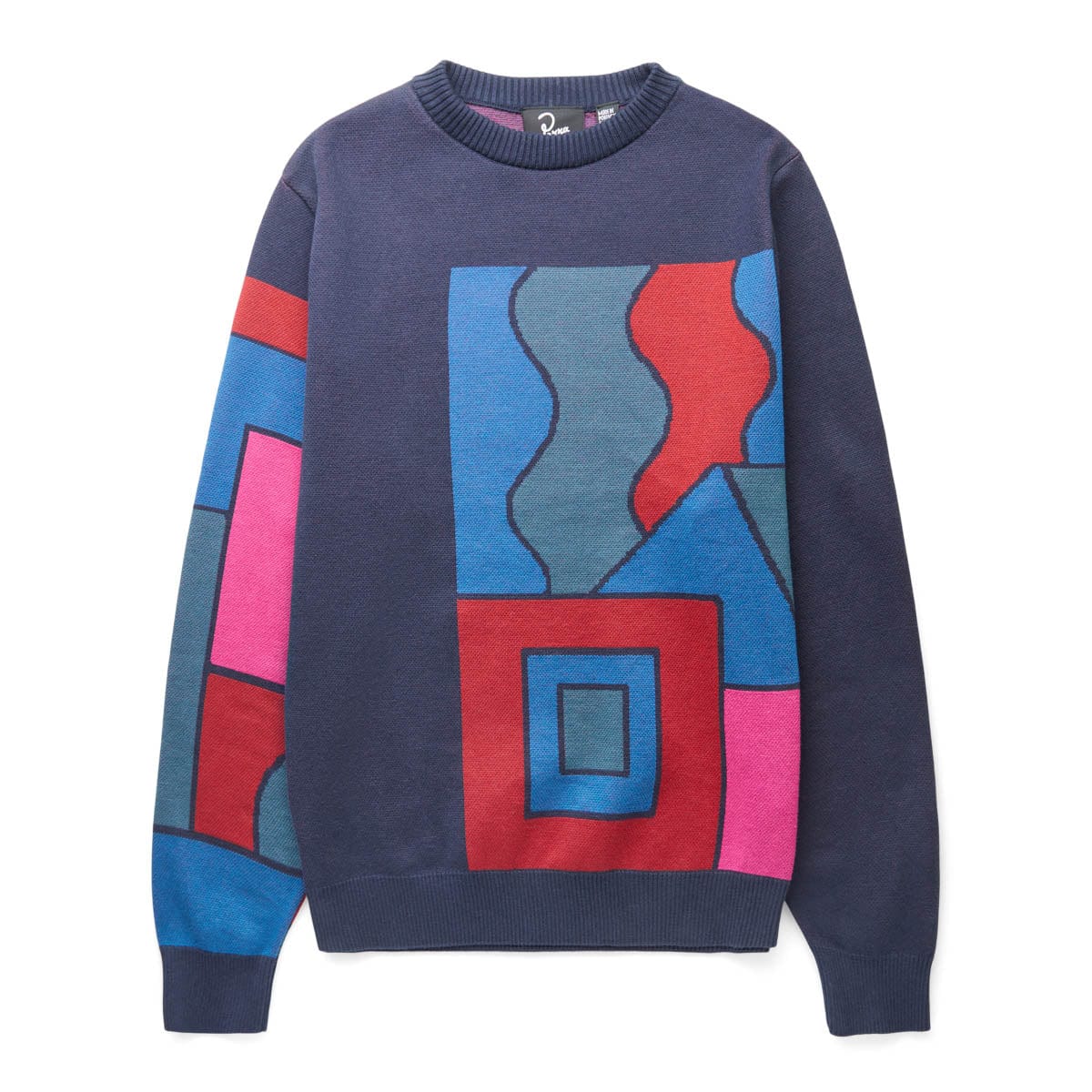 By Parra Knitwear BLOCKED LANDSCAPE KNITTED PULLOVER