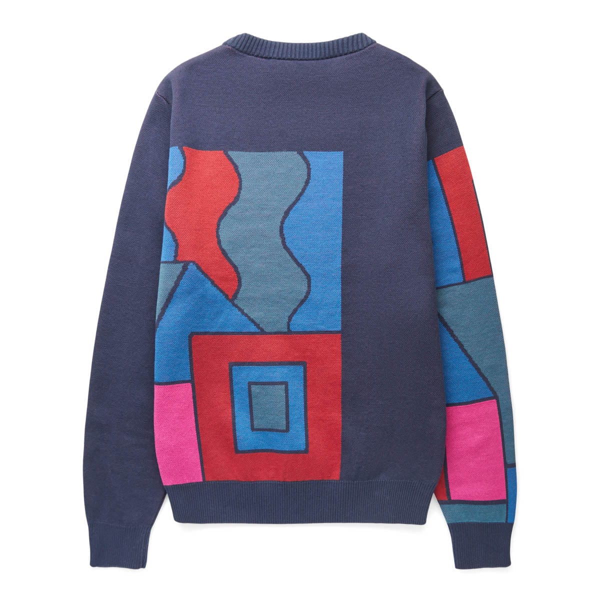 By Parra Knitwear BLOCKED LANDSCAPE KNITTED PULLOVER