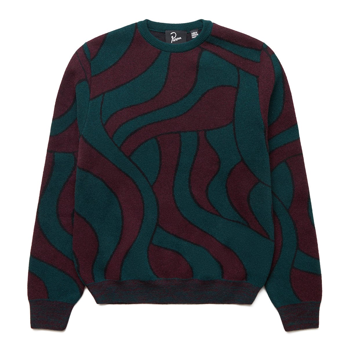By Parra Knitwear DISTORTED WAVES KNITTED PULLOVER
