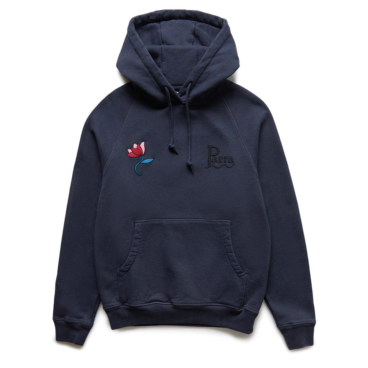 By Parra THE SECRET GARDEN HOODED SWEATSHIRT NAVY BLUE