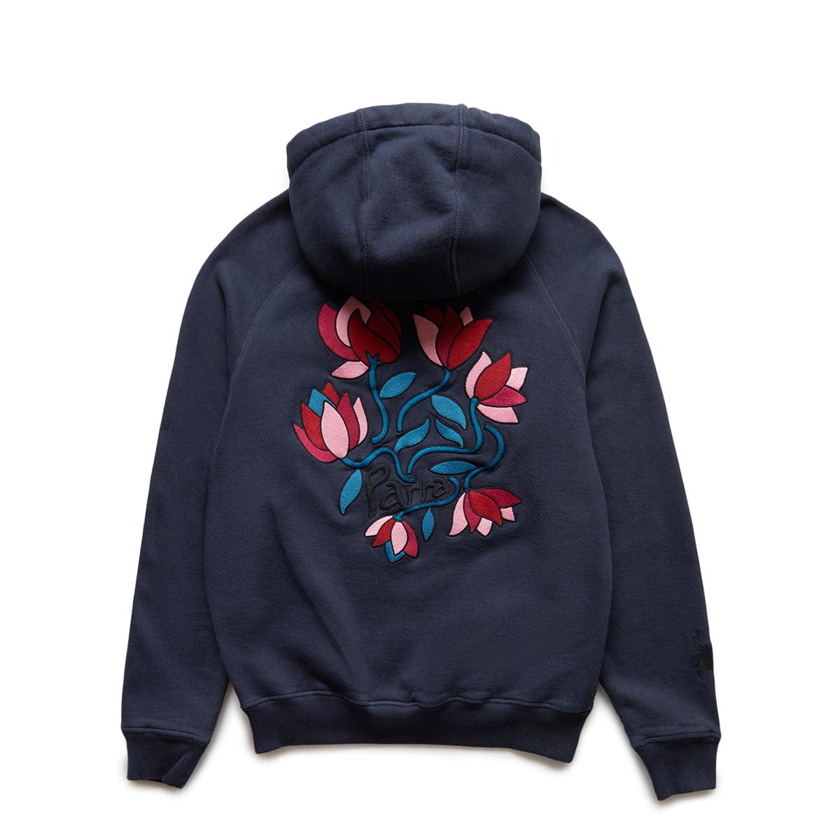 By Parra THE SECRET GARDEN HOODED SWEATSHIRT NAVY BLUE