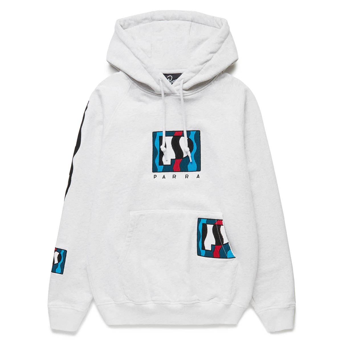 By Parra Hoodies & Sweatshirts ZEBRA STRIPED P HOODED SWEATSHIRT