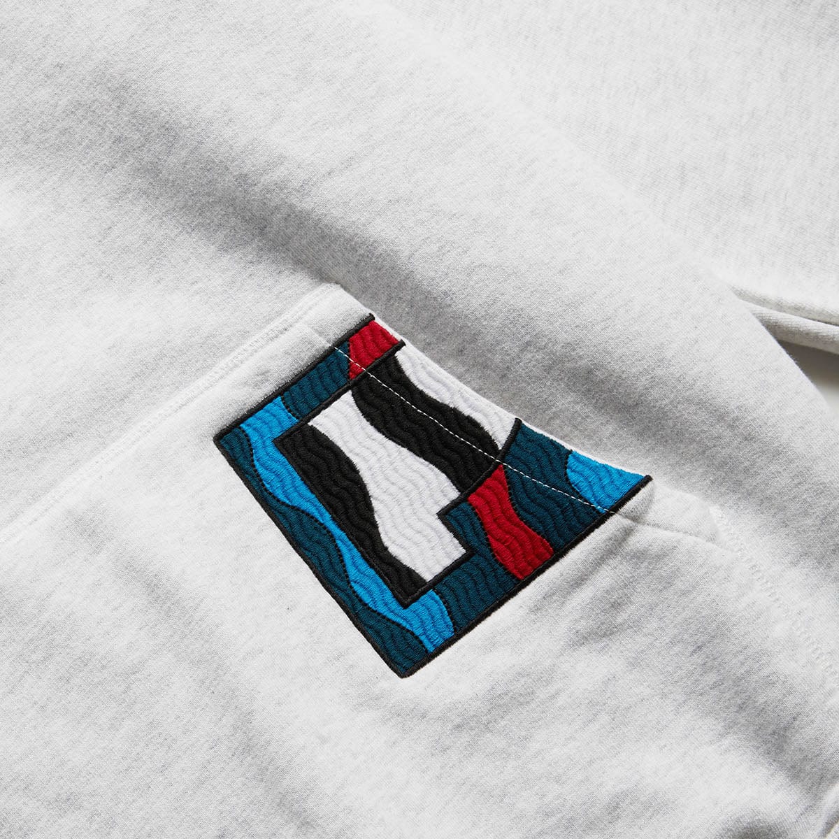 By Parra Hoodies & Sweatshirts ZEBRA STRIPED P HOODED SWEATSHIRT