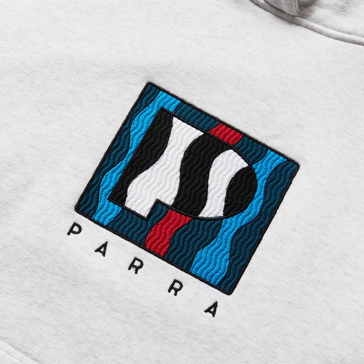 By Parra Hoodies & Sweatshirts ZEBRA STRIPED P HOODED SWEATSHIRT