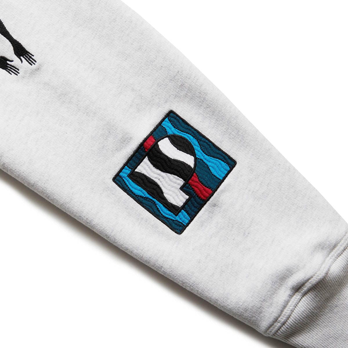 By Parra Hoodies & Sweatshirts ZEBRA STRIPED P HOODED SWEATSHIRT