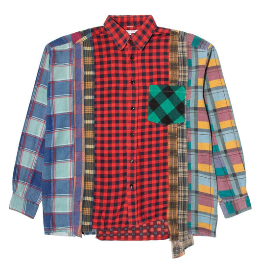 Needles Shirts ASSORTED / M 7 CUTS FLANNEL SHIRT SS21 38
