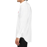 Comme des Garçons Play MENS SHIRT WOVEN - RED HEART WHITE