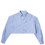 Ader Error Shirts BLUE / O/S CROPPED SHIRT