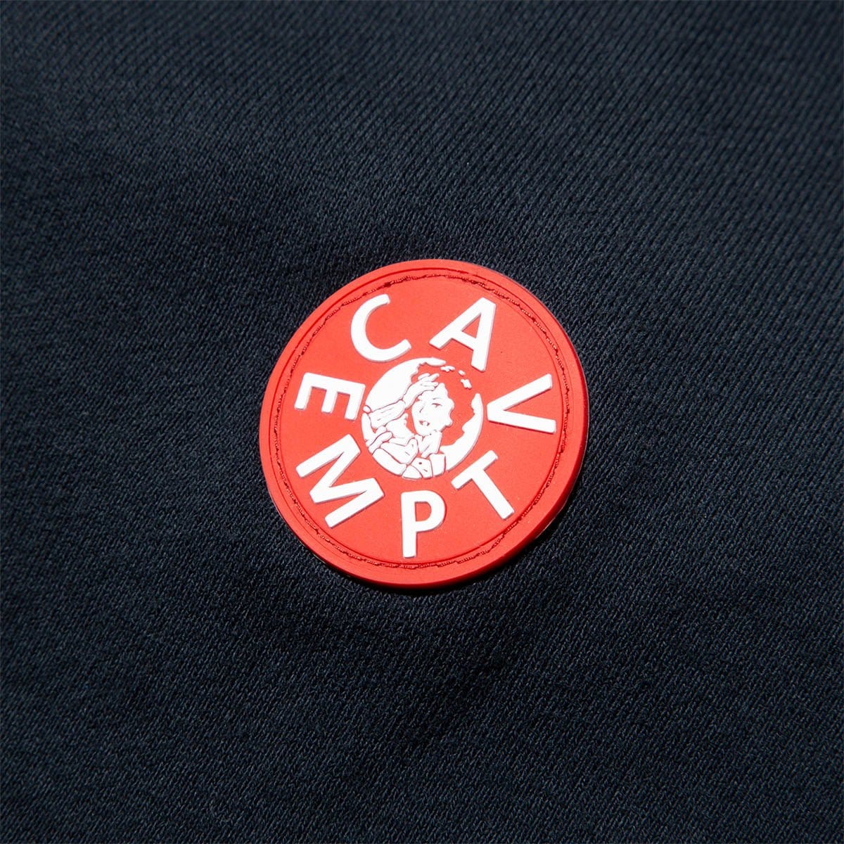 Cav Empt Overdye Embroidered Frame Crew Neck Black