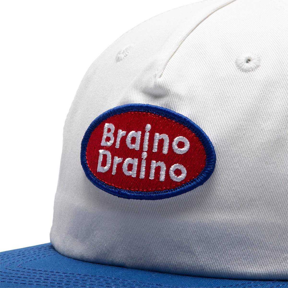 Brain Dead Headwear WHITE / O/S BRAINO DRAINO STRAPBACK