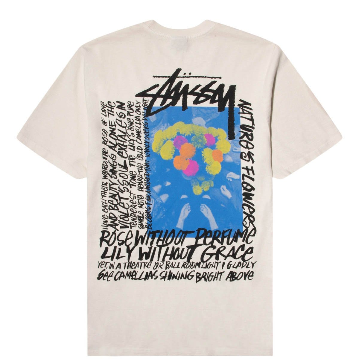 Stüssy T-Shirts CAMELLIAS PIGMENT DYED TEE