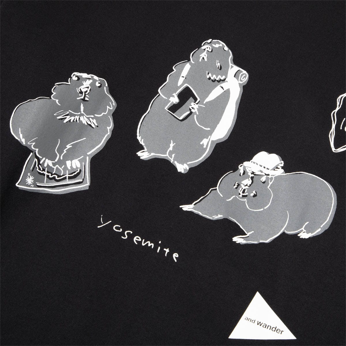 and wander T-Shirts MARMOT x Yuko Saeki LS TEE