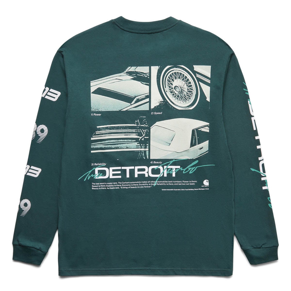 Carhartt WIP T-Shirts DETROIT TURBO L/S T-SHIRT