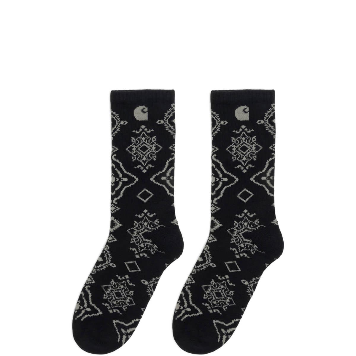 Bodega Store Socks VERSE JACQUARD/BLACK / O/S VERSE SOCKS