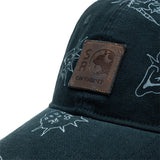 Carhartt W.I.P. Headwear DUCK BLUE / O/S X STRAY RATS 6-PANEL SNAPBACK HAT
