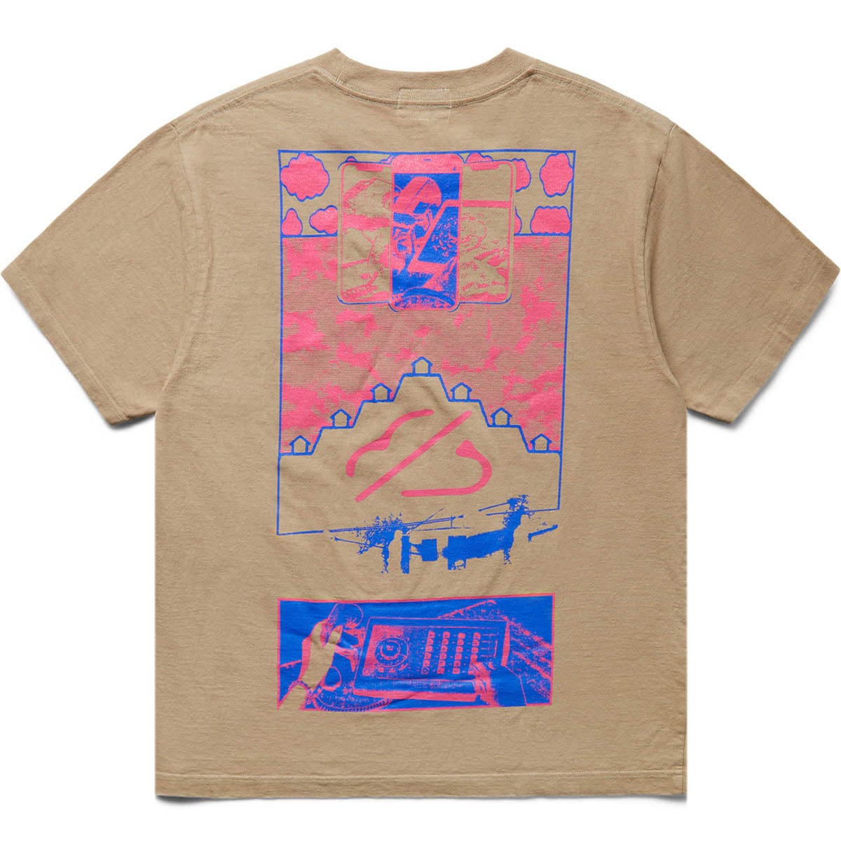 Cav Empt T-Shirts OVERDYE MD PURPLE CLOUD T