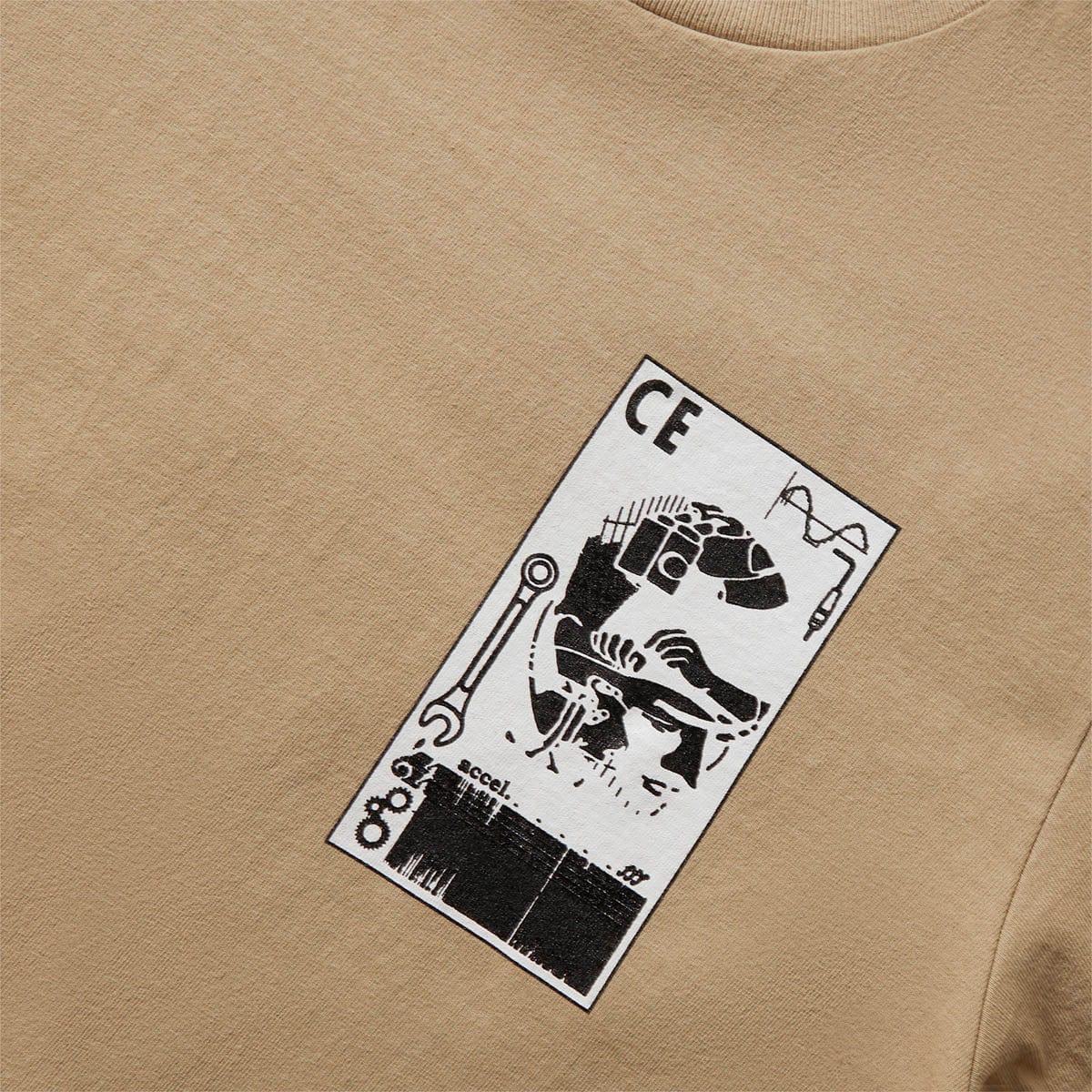 Cav Empt T-Shirts OVERDYE MD PURPLE CLOUD T