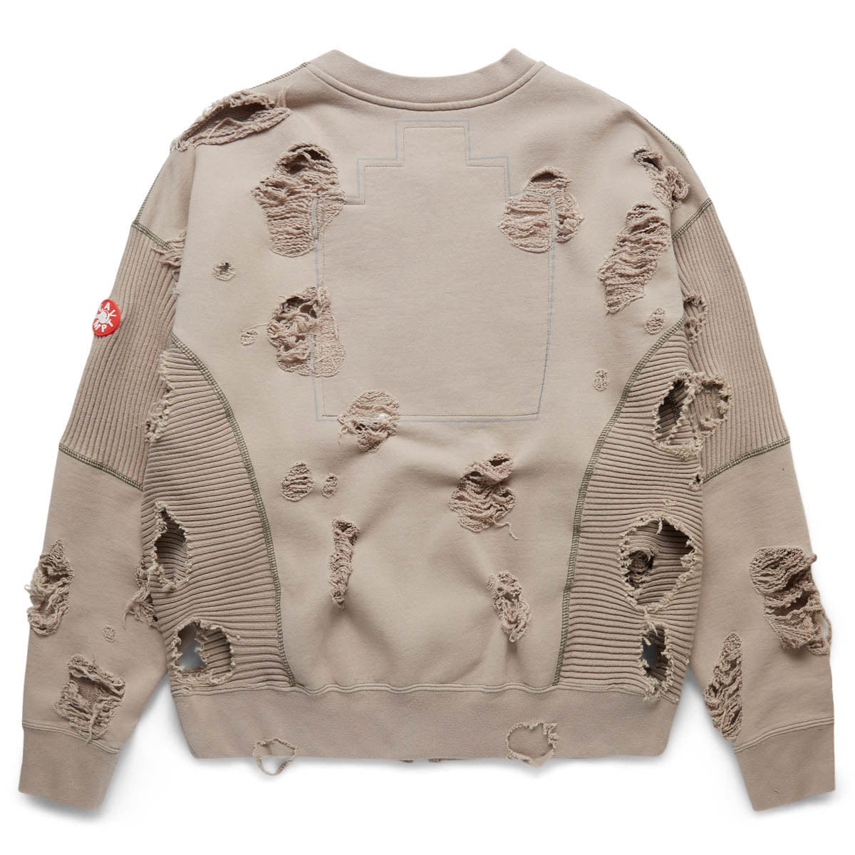 Cav Empt Hoodies & Sweatshirts PLAGUE WIDE RIB CUT ZIP SWEATSHIRT