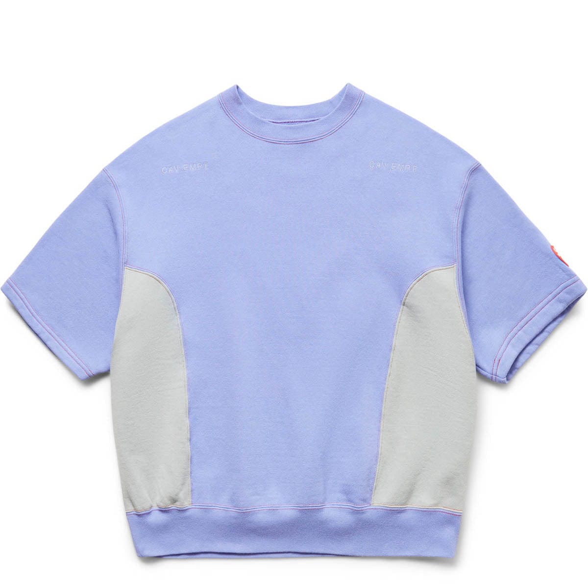 Cav Empt Hoodies & Sweatshirts SIDE PANEL SHORT SLEEVE CREW NECK