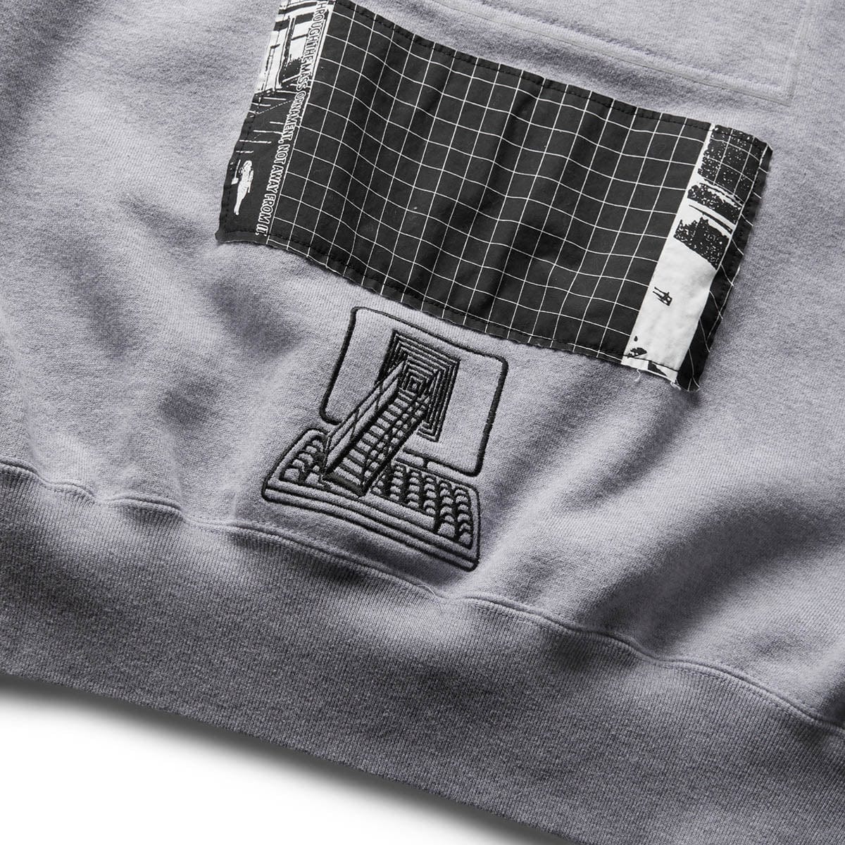 Cav Empt Hoodies & Sweatshirts WASTE GRID CREW NECK