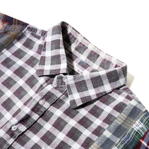 Needles Shirts ASSORTED / O/S FLANNEL SHIRT - WIDE 7 CUTS SHIRT SS20 13