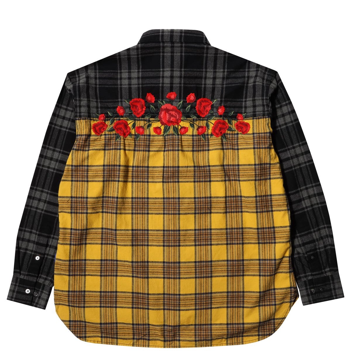 Awake NY Shirts EMBROIDERED ROSE FLANNEL