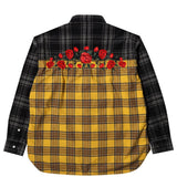 Awake NY Shirts EMBROIDERED ROSE FLANNEL