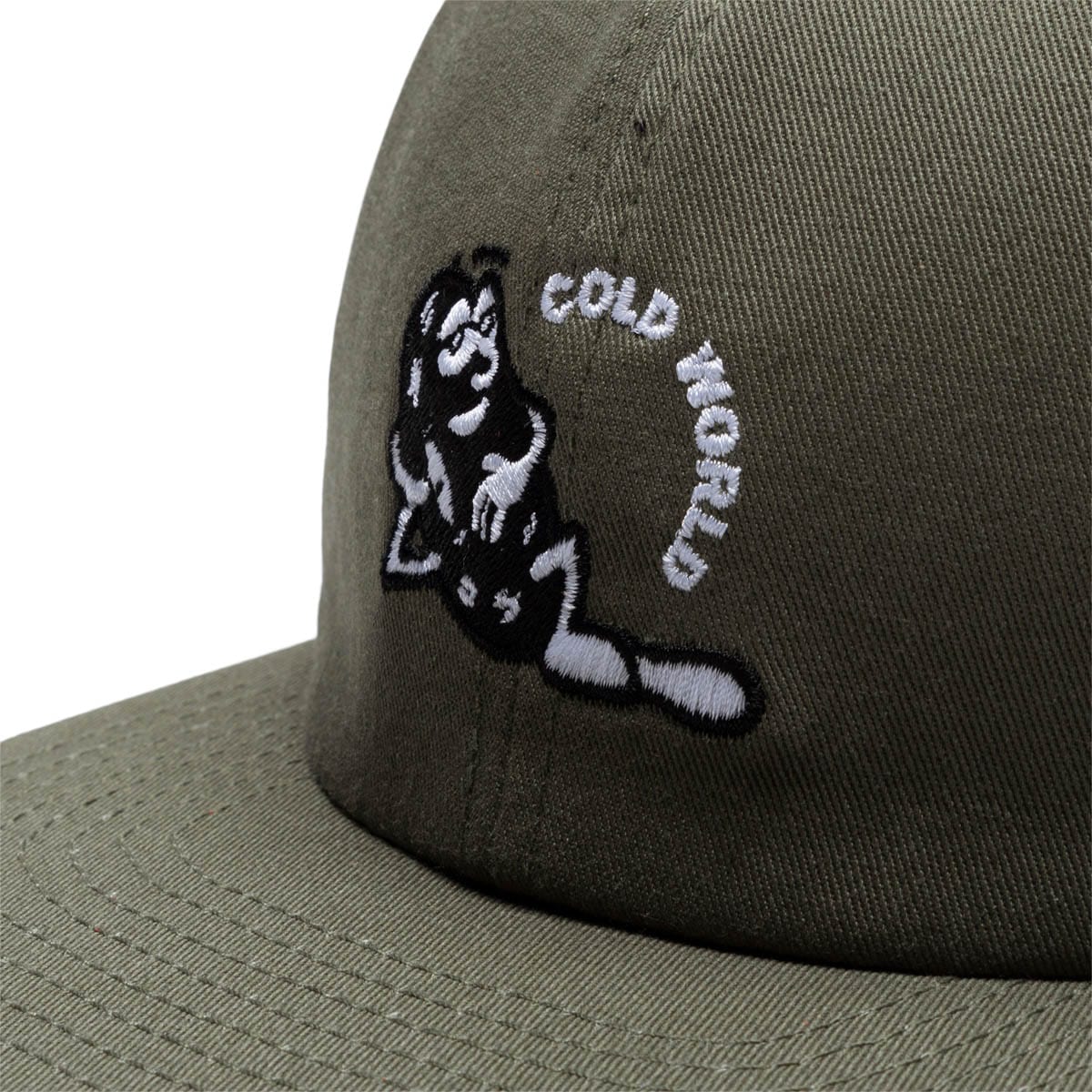 Cold World Frozen Goods Headwear OLIVE / O/S RECORD GROOVE HAT