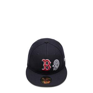 Boston Red Sox New Era Undervisor 59FIFTY Fitted Hat - White/Red