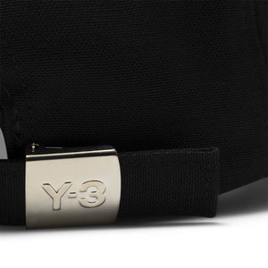 Y-3 Black Classic Logo Belt